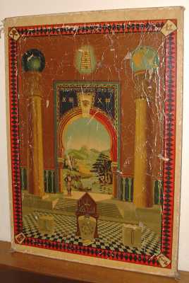 Mark Master Mason. Tracing Board